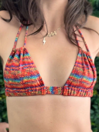 Rainbow Crochet Trident Top - JypseaLocal