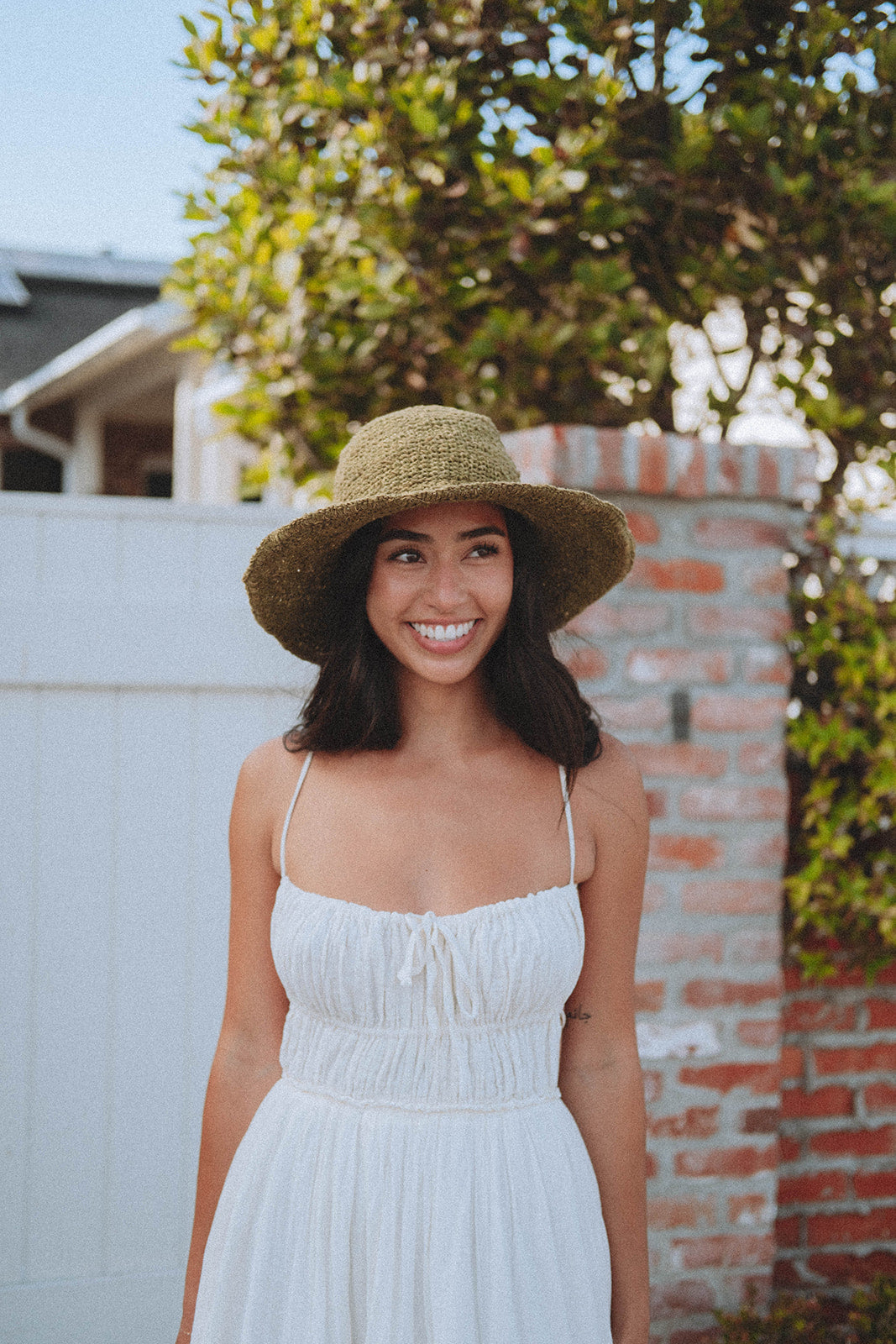 Green Crochet Sun Hat